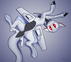 Size: 3686x3200 | Tagged: safe, artist:fenixdust, oc, oc only, oc:xr-47 primax, original species, plane pony, pony, robot, robot pony, antenna, belly, colored belly, cute, dark belly, female, high res, lying, lying down, mare, on back, plane, red eyes, slender, tail, thin, wings, xenestra corporation