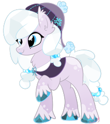 Size: 1496x1695 | Tagged: safe, artist:khimi-chan, oc, oc only, earth pony, pony, earth pony oc, female, hat, hoof polish, mare, simple background, smiling, solo, transparent background
