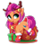 Size: 2621x2805 | Tagged: safe, artist:xsatanielx, part of a set, sunny starscout, earth pony, pony, g5, my little pony: a new generation, bell, boots, bow, choker, christmas, fake antlers, high res, holiday, present, shoes, solo