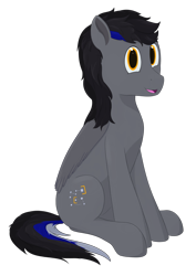 Size: 2480x3508 | Tagged: safe, artist:laykeen, derpibooru exclusive, oc, oc only, oc:laykeen, pegasus, pony, 2022 community collab, derpibooru community collaboration, grey fur, high res, simple background, solo, stars, transparent background
