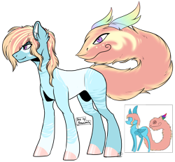 Size: 2356x2173 | Tagged: safe, artist:beamybutt, artist:meownimator, oc, oc only, monster pony, pony, augmented, augmented tail, base used, duo, eyelashes, high res, simple background, tail, transparent background