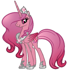 Size: 408x427 | Tagged: safe, artist:gihhbloonde, oc, oc only, alicorn, pony, alicorn oc, base used, eyelashes, female, hoof shoes, horn, jewelry, mare, simple background, solo, tiara, transparent background, wings