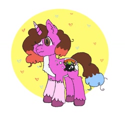 Size: 1173x1081 | Tagged: safe, artist:sugarfrogg_, oc, oc only, pony, unicorn, hair over one eye