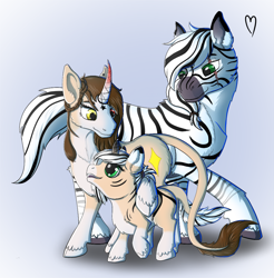 Size: 1012x1029 | Tagged: safe, artist:dragonofra, artist:ra, oc, oc only, oc:amare, oc:auora, oc:palatinatus clypeus, child, daughter, family, family photo, father and child, father and daughter, father and mother, female, heart, male, mother and child, mother and daughter, simple background, trio