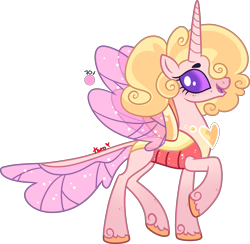 Size: 3876x3781 | Tagged: safe, artist:kurosawakuro, oc, changepony, hybrid, base used, female, high res, offspring, parent:princess cadance, parent:thorax, simple background, solo, transparent background