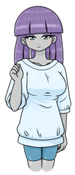 Size: 369x858 | Tagged: safe, artist:batipin, part of a set, maud pie, equestria girls, g4, breasts, female, simple background, solo, transparent background