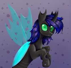 Size: 2501x2400 | Tagged: safe, artist:ske, oc, oc only, oc:ashel, changeling, pony, high res, solo