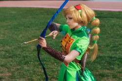 Size: 1200x803 | Tagged: safe, artist:bizarre-deer, applejack, human, equestria girls, g4, my little pony equestria girls: friendship games, 2017, arrow, bow (weapon), bow and arrow, clothes, cosplay, costume, irl, irl human, photo, weapon