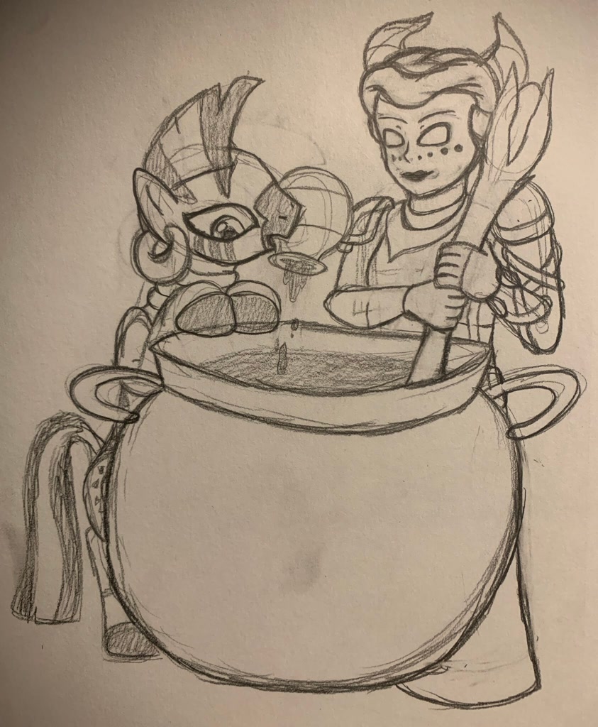 2774855 safe, artistautistic_artis, zecora, zebra, dungeons and