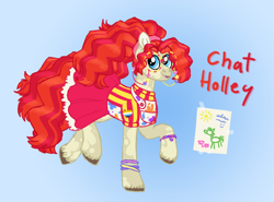 Size: 2442x1807 | Tagged: safe, artist:queenderpyturtle, oc, earth pony, pony, clothes, female, mare, solo