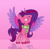 Size: 2448x2420 | Tagged: safe, alternate version, artist:darbypop1, oc, oc:alyssa rice, alicorn, pony, g5, my little pony: a new generation, alicorn oc, base used, clothes, colored wings, female, high res, horn, mare, scarf, solo, two toned wings, wings