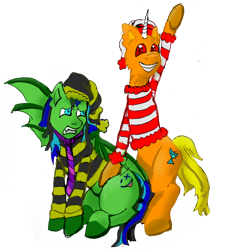 Size: 2912x3077 | Tagged: safe, artist:torpy-ponius, oc, oc only, oc:drunknugly, oc:torpy, 2022 community collab, derpibooru community collaboration, high res, simple background, transparent background, where's waldo