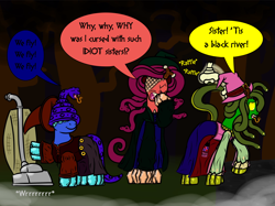 Size: 1280x956 | Tagged: safe, artist:askmedusapony, oc, gorgon, askmedusapony, halloween, holiday, medusa, nightmare night, rattle, tail, tail wag