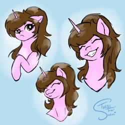 Size: 2048x2048 | Tagged: safe, artist:turtletroutstudios, oc, oc only, pony, unicorn, high res, solo