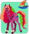 Size: 1954x2282 | Tagged: safe, artist:superkitsch, hula hula, pony, unicorn, g1, solo, tropical ponies