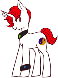 Size: 770x1028 | Tagged: safe, artist:ghost, oc, oc only, pony, unicorn, simple background, solo, white background