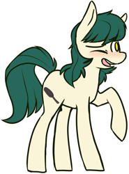 Size: 697x942 | Tagged: safe, artist:ghost, oc, oc only, earth pony, pony, simple background, solo, white background