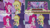 Size: 1280x720 | Tagged: safe, edit, edited screencap, editor:quoterific, screencap, applejack, pinkie pie, constructive criticism, constructive criticism: pinkie pie, equestria girls, g4, my little pony equestria girls: better together, applejack's hat, armpits, belt, boots, broken hand, clothes, cowboy boots, cowboy hat, cutie mark, cutie mark on clothes, denim skirt, devil horn (gesture), drumsticks, duo, duo female, eyes closed, female, geode of sugar bombs, geode of super strength, grin, hat, jewelry, magical geodes, necklace, open mouth, open smile, shoes, skirt, smiling, tank top