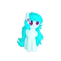 Size: 1100x1100 | Tagged: safe, oc, oc only, oc:cyan snow, pegasus, pony, 2022 community collab, derpibooru community collaboration, female, simple background, solo, transparent background