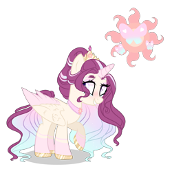 Size: 2235x2199 | Tagged: safe, artist:just-silvushka, artist:meimisuki, oc, oc only, alicorn, pony, alicorn oc, base used, colored wings, eyelashes, female, grin, high res, hoof polish, horn, mare, parents:flutterlestia, simple background, smiling, solo, transparent background, two toned wings, wings