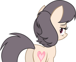 Size: 2429x1967 | Tagged: safe, artist:muhammad yunus, oc, oc only, oc:annisa trihapsari (irl), earth pony, pony, adorasexy, butt, cute, female, looking back, mare, plot, sexy, simple background, solo, transparent background