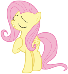 Size: 7000x7700 | Tagged: safe, artist:tardifice, fluttershy, pegasus, pony, fluttershy leans in, g4, season 7, absurd resolution, eyes closed, female, hoof on chest, mare, simple background, solo, transparent background, vector