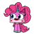 Size: 1280x1281 | Tagged: safe, artist:chanyhuman, pinkie pie, g4, clothes, cosplay, costume, crossover, description, description is relevant, dressup, lego, link in description, petition, reference, simple background, solo, the lego movie, the lego movie 2: the second part, transparent background, unikitty, unikitty!, vector, wig