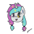 Size: 1000x1000 | Tagged: safe, artist:wrath-marionphauna, oc, oc only, oc:luz, pony, unicorn, heterochromia, ponylatino, simple background, smiling, solo, transparent background