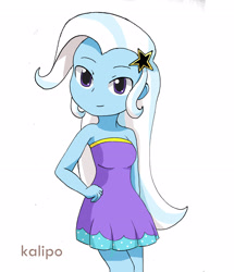 Size: 2988x3471 | Tagged: safe, artist:kalipoart, trixie, equestria girls, g4, casual, female, high res, solo