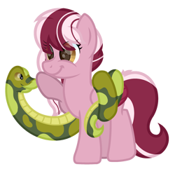 Size: 2145x2068 | Tagged: safe, artist:ponkus, oc, oc:dusty ember, pegasus, pony, snake, boop, cute, female, high res, mare, simple background, transparent background