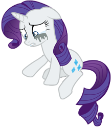 Size: 7000x8000 | Tagged: safe, artist:tardifice, rarity, pony, unicorn, forever filly, g4, absurd resolution, crying, makeup, running makeup, simple background, solo, transparent background, vector
