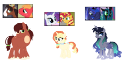 Size: 1680x840 | Tagged: safe, artist:tragedy-kaz, big macintosh, princess luna, queen chrysalis, rarity, sunset shimmer, trouble shoes, oc, changeling, changeling queen, changepony, earth pony, hybrid, pony, equestria girls, equestria girls specials, g4, my little pony equestria girls: better together, my little pony equestria girls: forgotten friendship, base used, chrysaluna, female, gay, interspecies offspring, lesbian, magical gay spawn, magical lesbian spawn, male, offspring, parent:big macintosh, parent:princess luna, parent:queen chrysalis, parent:rarity, parent:sunset shimmer, parent:trouble shoes, parents:chrysaluna, parents:sunsarity, parents:troublemac, screencap reference, shipping, simple background, stallion, sunsarity, transparent background, troublemac, unshorn fetlocks