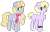 Size: 1198x771 | Tagged: safe, artist:tragedy-kaz, oc, oc only, earth pony, pony, unicorn, :p, base used, chest fluff, clothes, duo, ear fluff, earth pony oc, horn, scarf, simple background, tongue out, transparent background, unicorn oc