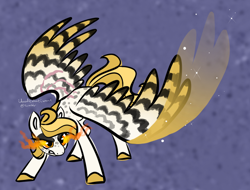 Size: 1270x963 | Tagged: safe, artist:sallindaemon, oc, oc only, oc:roc feather, pegasus, pony, female, mare, solo