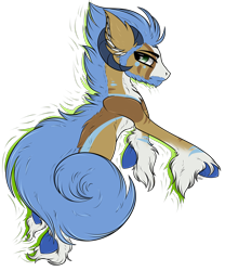 Size: 2357x2835 | Tagged: safe, artist:beamybutt, oc, oc only, pony, ear fluff, high res, hoof fluff, horns, male, simple background, stallion, transparent background