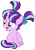 Size: 7000x9900 | Tagged: safe, artist:tardifice, starlight glimmer, pony, unicorn, g4, my little pony: friendship is magic, the crystalling, absurd resolution, blue eyes, cute, female, filly, filly starlight glimmer, foal, full body, glimmerbetes, horn, looking back, multicolored mane, multicolored tail, open mouth, open smile, pigtails, simple background, sitting, smiling, solo, tail, transparent background, vector, younger