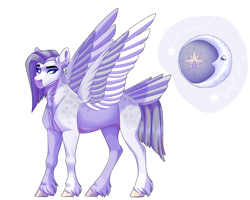 Size: 2500x2000 | Tagged: safe, artist:uunicornicc, oc, oc only, pegasus, pony, female, high res, mare, offspring, parent:bulk biceps, parent:maud pie, simple background, solo, tail, tail feathers, white background