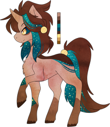 Size: 810x938 | Tagged: safe, artist:velnyx, oc, oc only, oc:moirai, pony, unicorn, black sclera, male, simple background, solo, stallion, transparent background