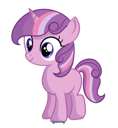 Size: 1280x1389 | Tagged: safe, artist:tenderrain-art, oc, oc only, pony, unicorn, female, filly, foal, magical lesbian spawn, offspring, parent:sweetie belle, parent:twilight sparkle, parents:twibelle, simple background, solo, transparent background