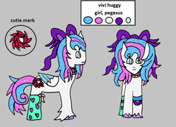 Size: 1268x919 | Tagged: safe, artist:ask-luciavampire, oc, pegasus, pony, ask ponys gamer club, profile