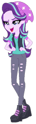 Size: 176x598 | Tagged: safe, artist:gihhbloonde, starlight glimmer, equestria girls, equestria girls specials, g4, my little pony equestria girls: mirror magic, base used, beanie, clothes, eyelashes, female, hand on hip, hat, simple background, smiling, solo, transparent background