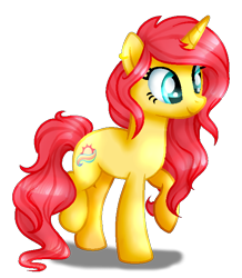 Size: 566x650 | Tagged: safe, artist:gihhbloonde, oc, oc only, pony, unicorn, base used, eyelashes, female, mare, raised hoof, simple background, smiling, solo, transparent background