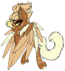 Size: 2026x2200 | Tagged: safe, artist:beamybutt, oc, oc only, pegasus, pony, ear fluff, eyelashes, female, high res, licking, licking lips, mare, pegasus oc, simple background, solo, tongue out, transparent background, unshorn fetlocks, wings