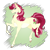 Size: 1800x1800 | Tagged: safe, artist:dementra369, roseluck, earth pony, pony, g4, hoers, simple background, solo, transparent background