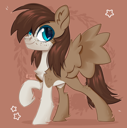 Size: 2688x2700 | Tagged: safe, artist:camikamen, oc, oc only, pegasus, pony, high res, male, solo, stallion