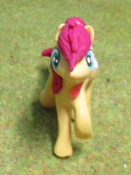 Size: 362x482 | Tagged: safe, artist:malte279, part of a set, oc, oc only, oc:bubble speech, earth pony, pony, craft, irl, photo, polymer clay, sculpture, solo