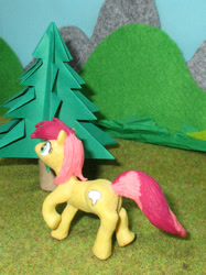 Size: 754x1006 | Tagged: safe, artist:malte279, part of a set, oc, oc only, oc:bubble speech, earth pony, pony, craft, irl, photo, polymer clay, sculpture, solo