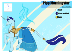 Size: 1920x1358 | Tagged: safe, artist:oneiria-fylakas, oc, oc only, oc:pipp morningstar, pony, unicorn, clothes, dress, female, mare, palindrome get, reference sheet, solo