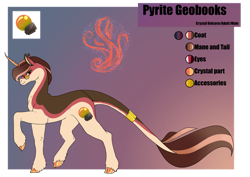 Size: 1024x725 | Tagged: safe, artist:oneiria-fylakas, oc, oc only, oc:pyrite geobooks, pony, unicorn, glasses, male, reference sheet, solo, stallion