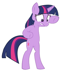 Size: 2440x2884 | Tagged: safe, artist:fufik, edit, vector edit, twilight sparkle, pony, unicorn, equestria girls, g4, my little pony equestria girls, bipedal, female, high res, nervous, show accurate, simple background, solo, transparent background, unicorn twilight, vector